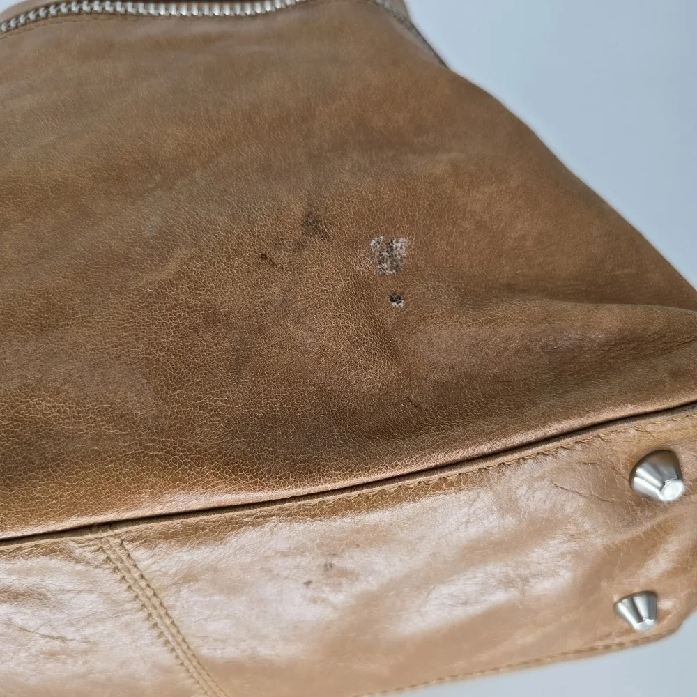 Hobo leather slouchy saddle shoulder bag boho